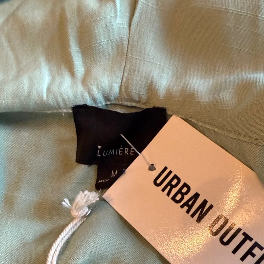 Urban Outfitters Mint Green Hoodie Blouse - Picture 4 of 5